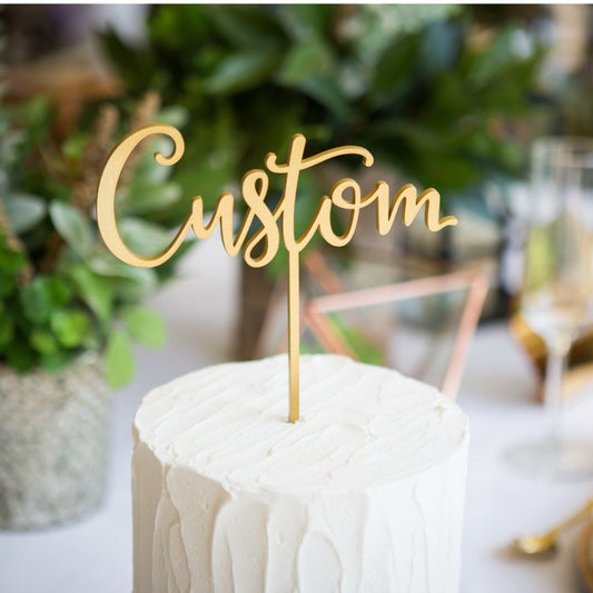 Cake Topper